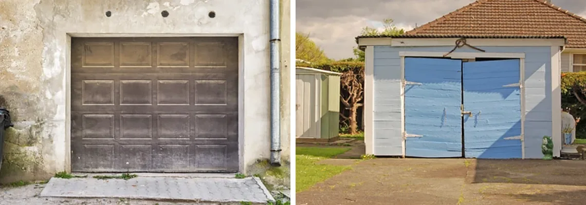 Rotten Steel Garage Door Repair in Deltona, Florida